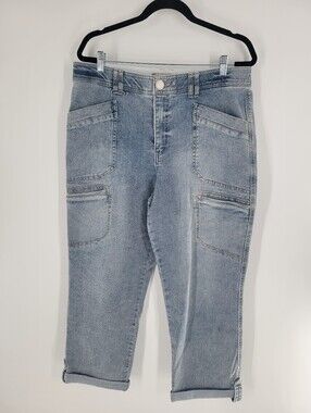 Democracy Light Blue Jeans for Women size 16